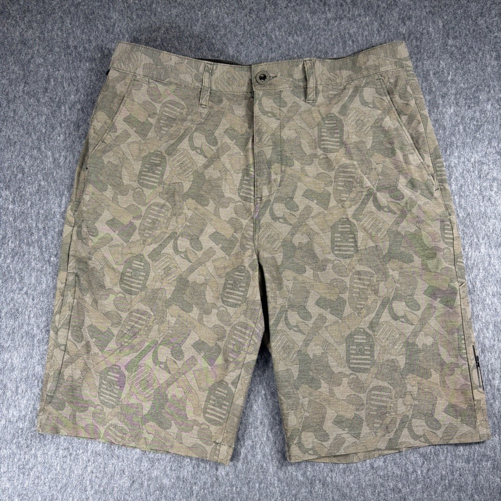 LAPG Operator Tactical Short Men Sz 34 Green LA POLICE GEAR EDF Camo